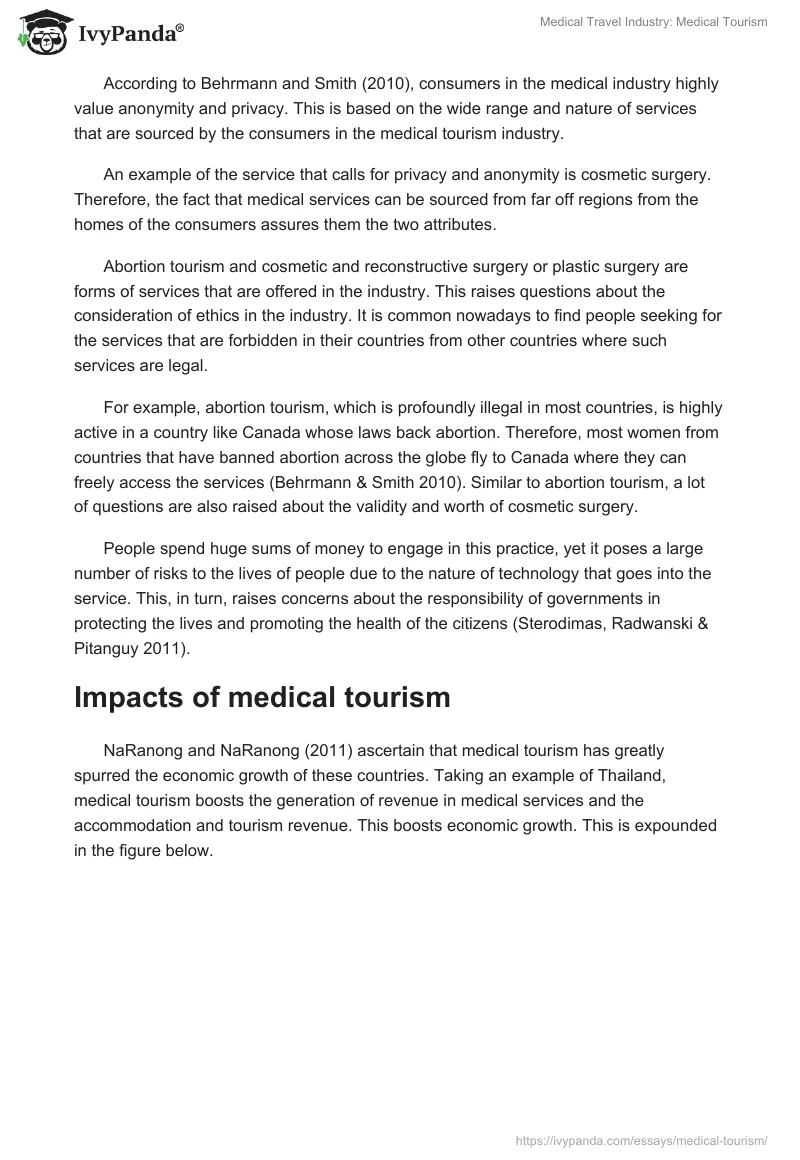 Medical Travel Industry: Medical Tourism. Page 3