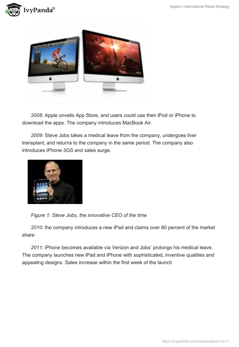 Apple’s International Retail Strategy. Page 4
