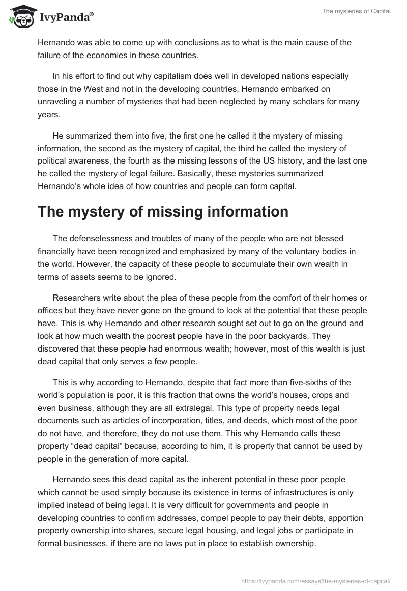 The mysteries of Capital. Page 2