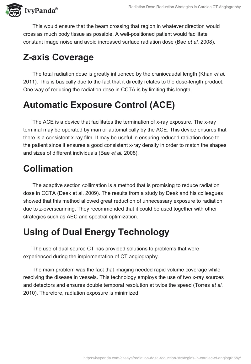 Radiation Dose Reduction Strategies in Cardiac CT Angiography. Page 5