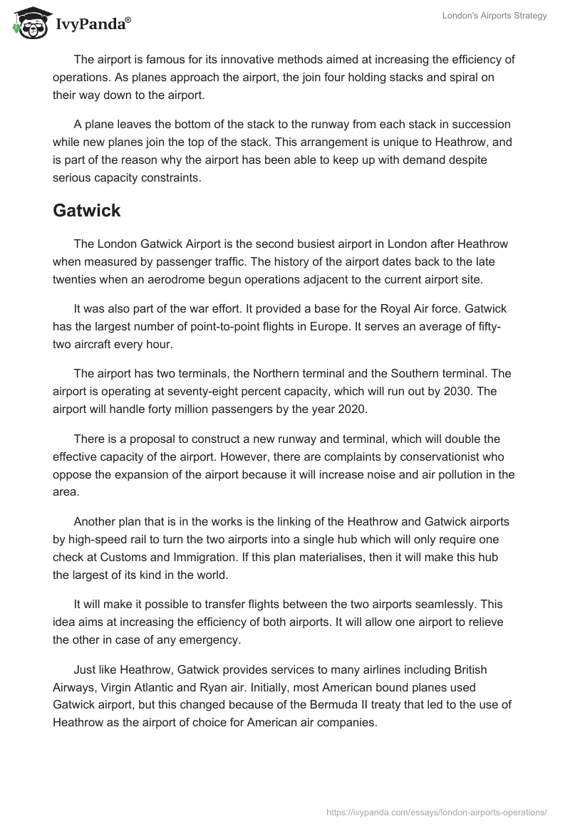 London's Airports Strategy. Page 4