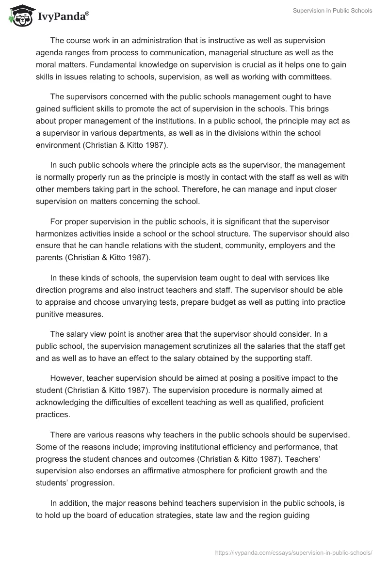 Supervision in Public Schools. Page 2