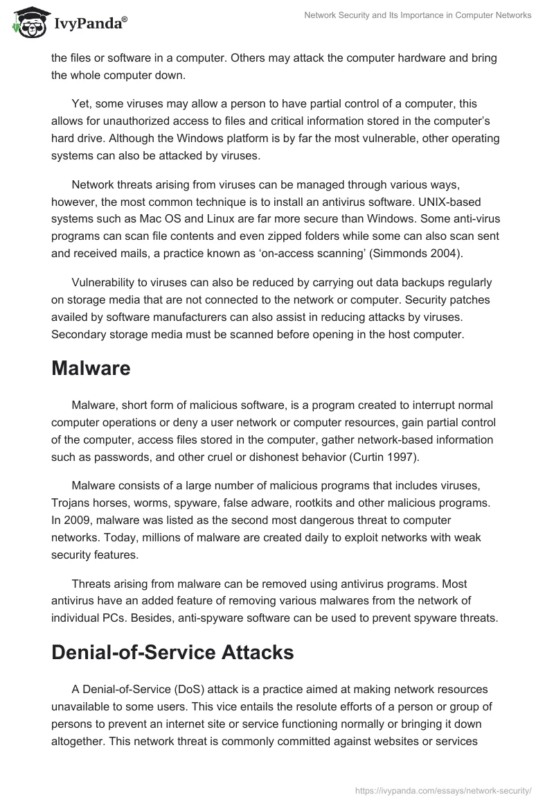 Network Security and Its Importance in Computer Networks. Page 3