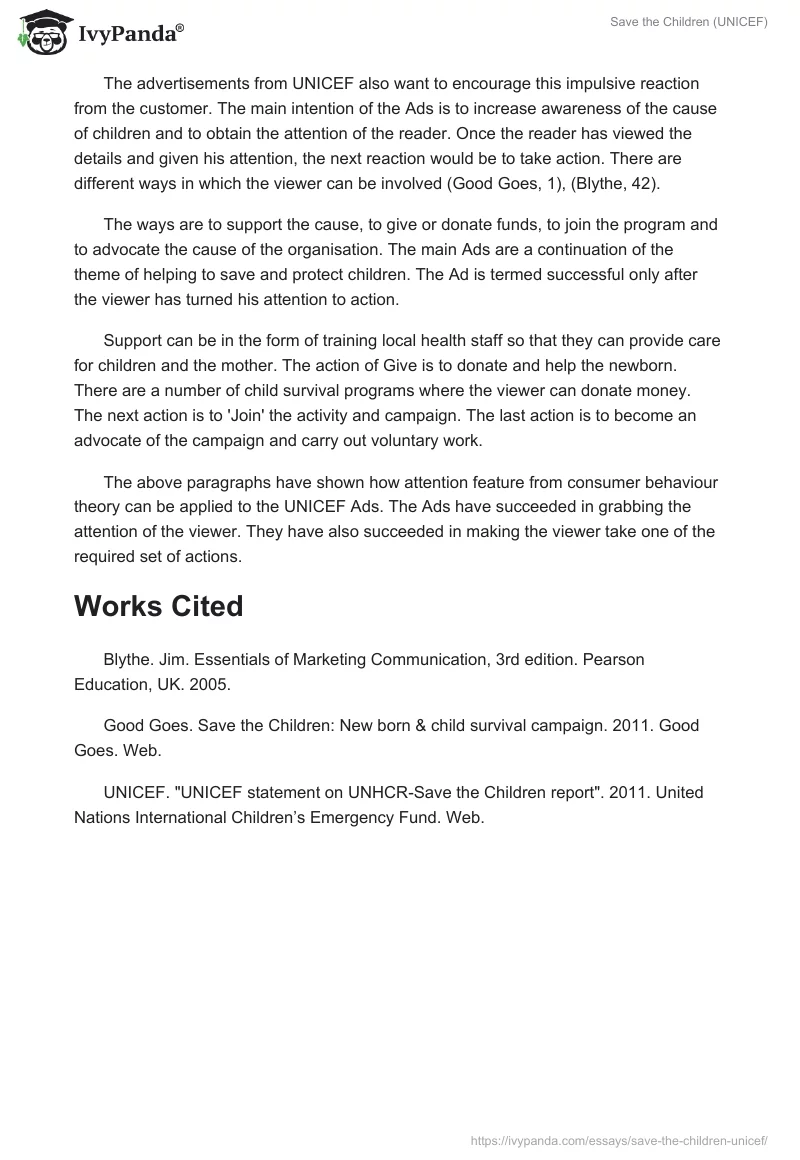 Save the Children (UNICEF). Page 2