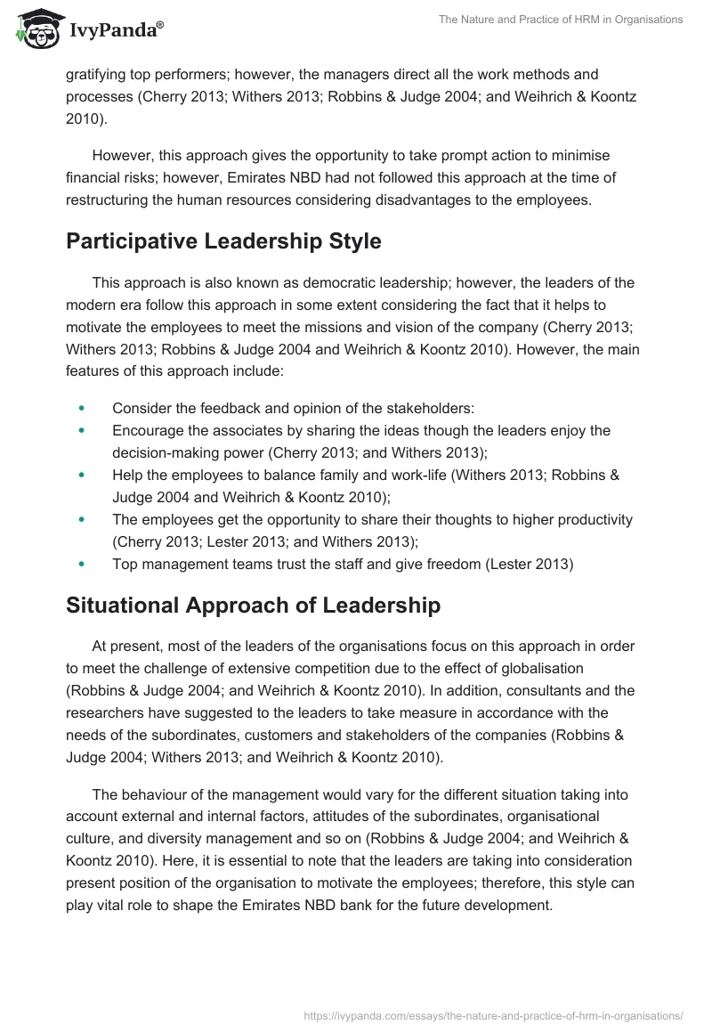 The Nature and Practice of HRM in Organisations. Page 5