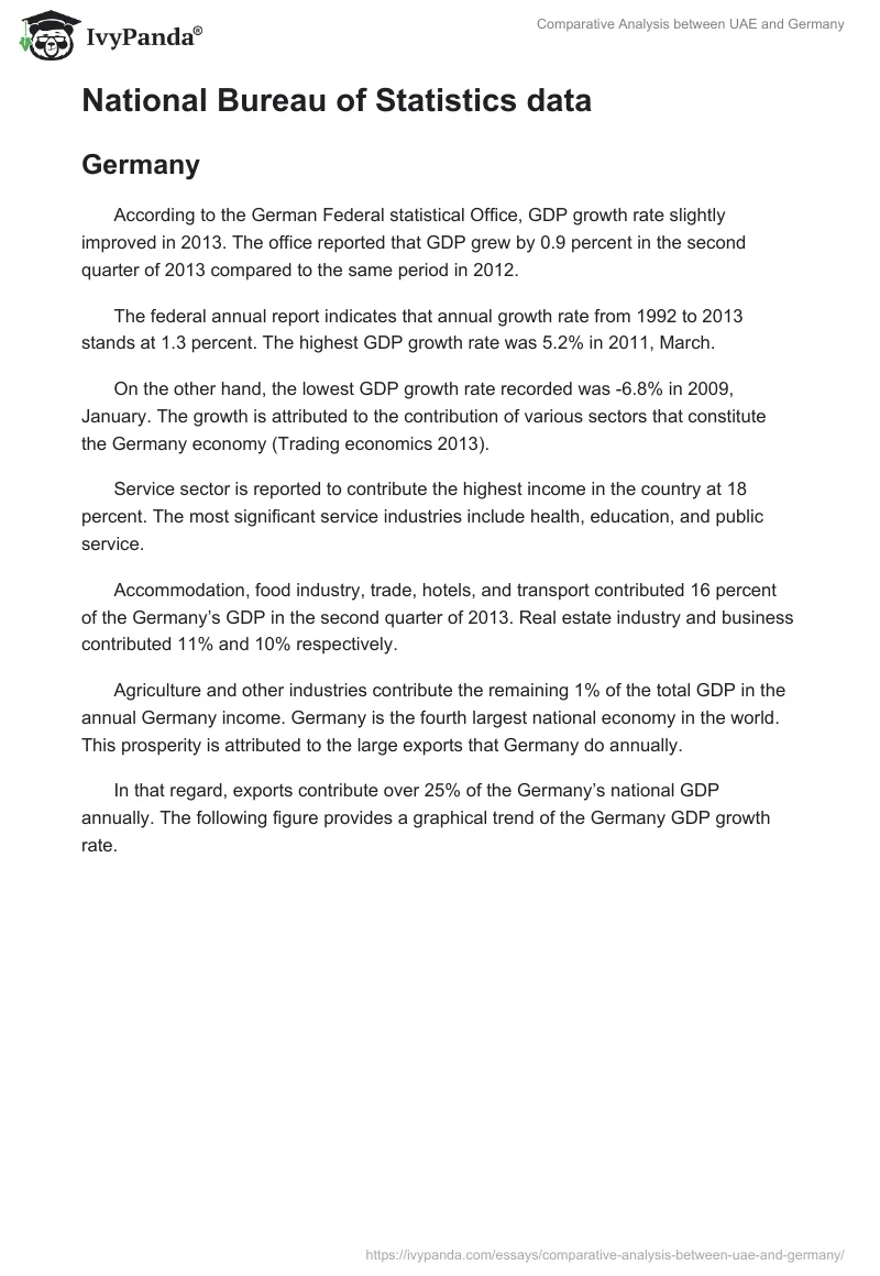 Comparative Analysis between UAE and Germany. Page 5