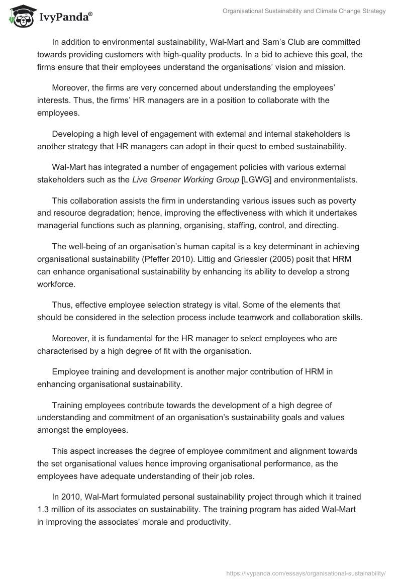 Organisational Sustainability and Climate Change Strategy. Page 3