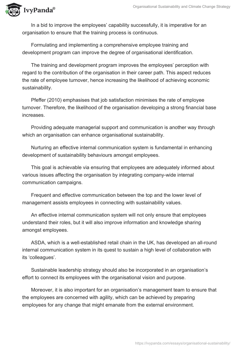 Organisational Sustainability and Climate Change Strategy. Page 4