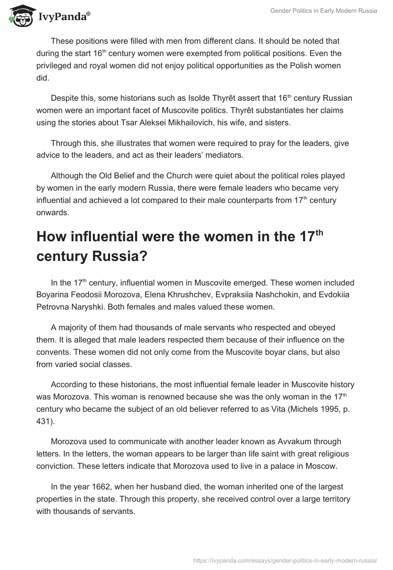 Gender Politics in Early Modern Russia. Page 2