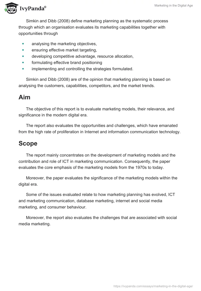Marketing in the Digital Age. Page 2