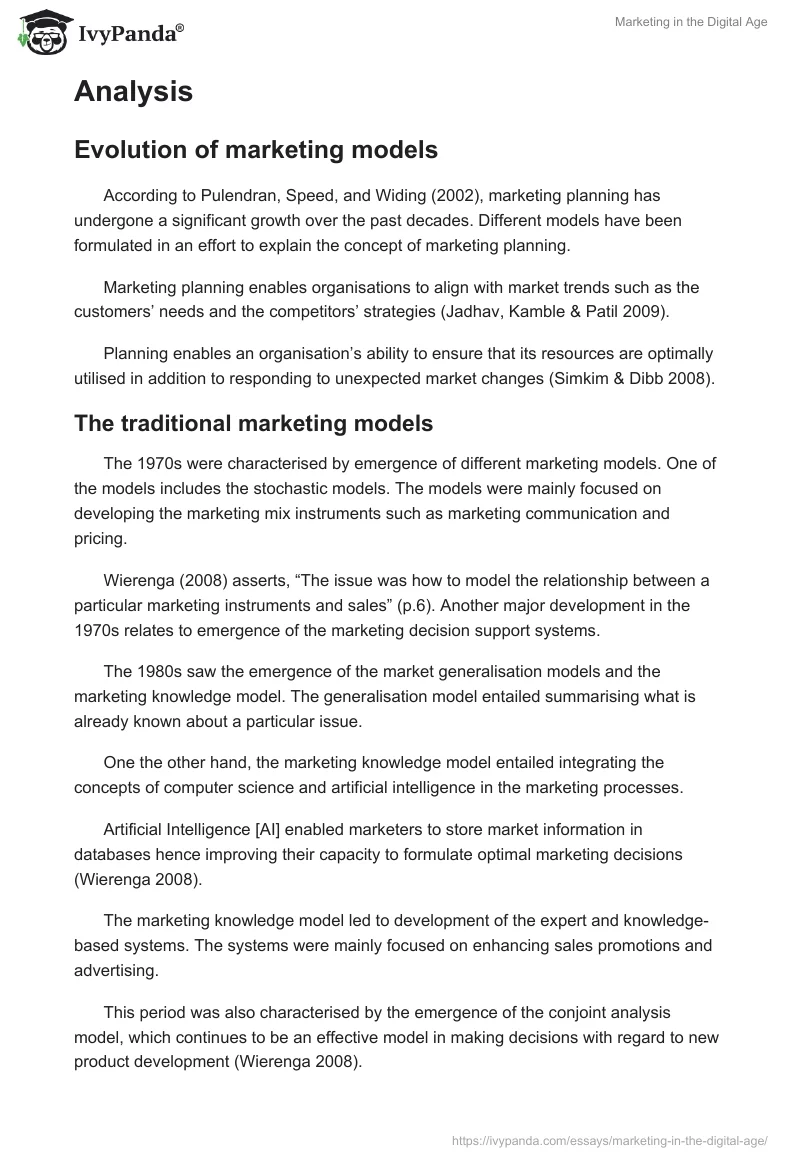 Marketing in the Digital Age. Page 3