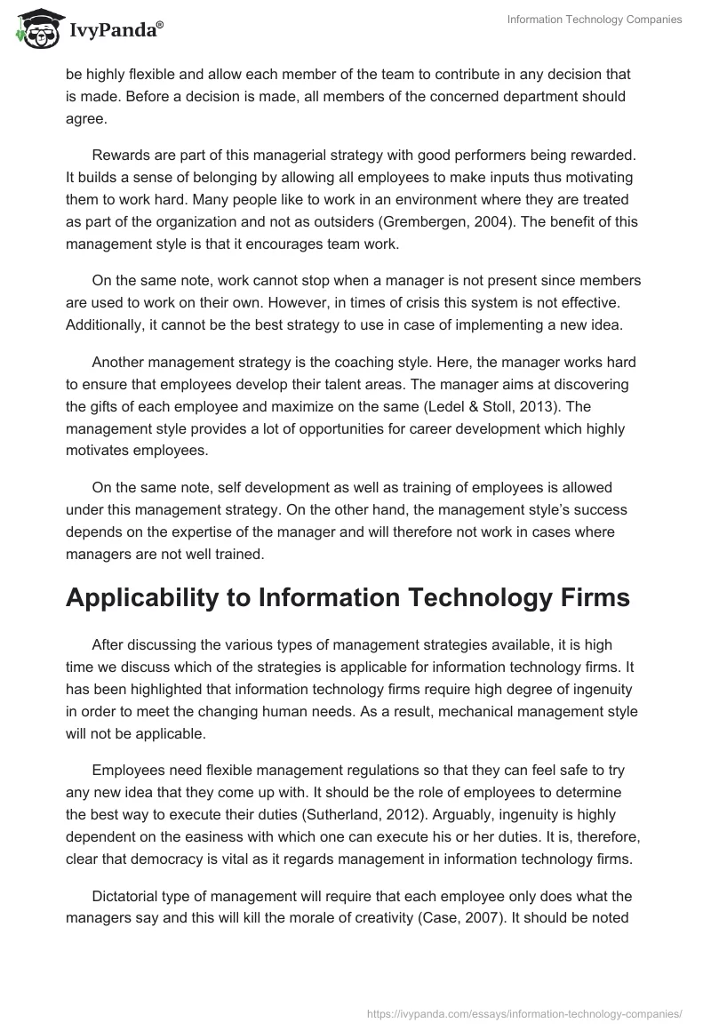 Information Technology Companies. Page 3
