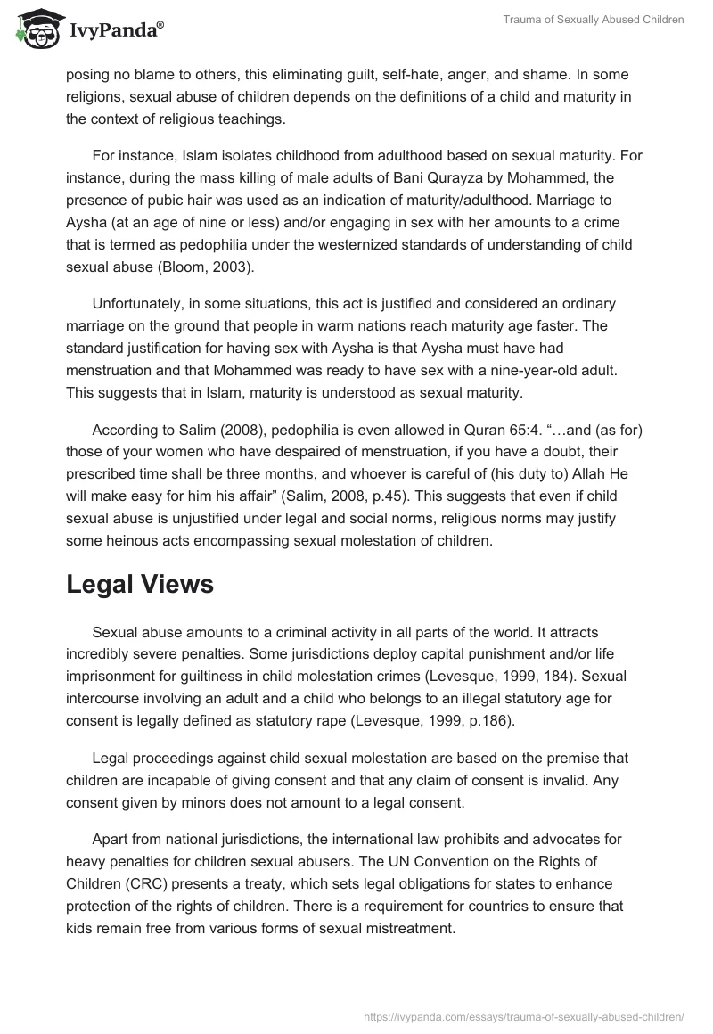 Trauma of Sexually Abused Children. Page 4