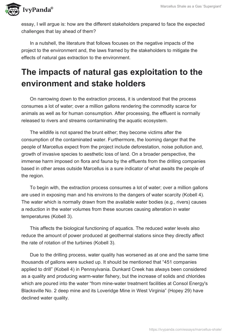 Marcellus Shale as a Gas ’Supergiant’. Page 2
