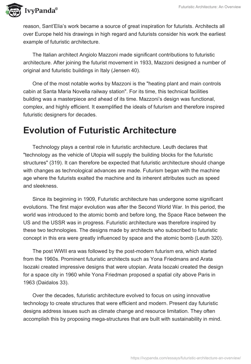 Futuristic Architecture: An Overview. Page 3