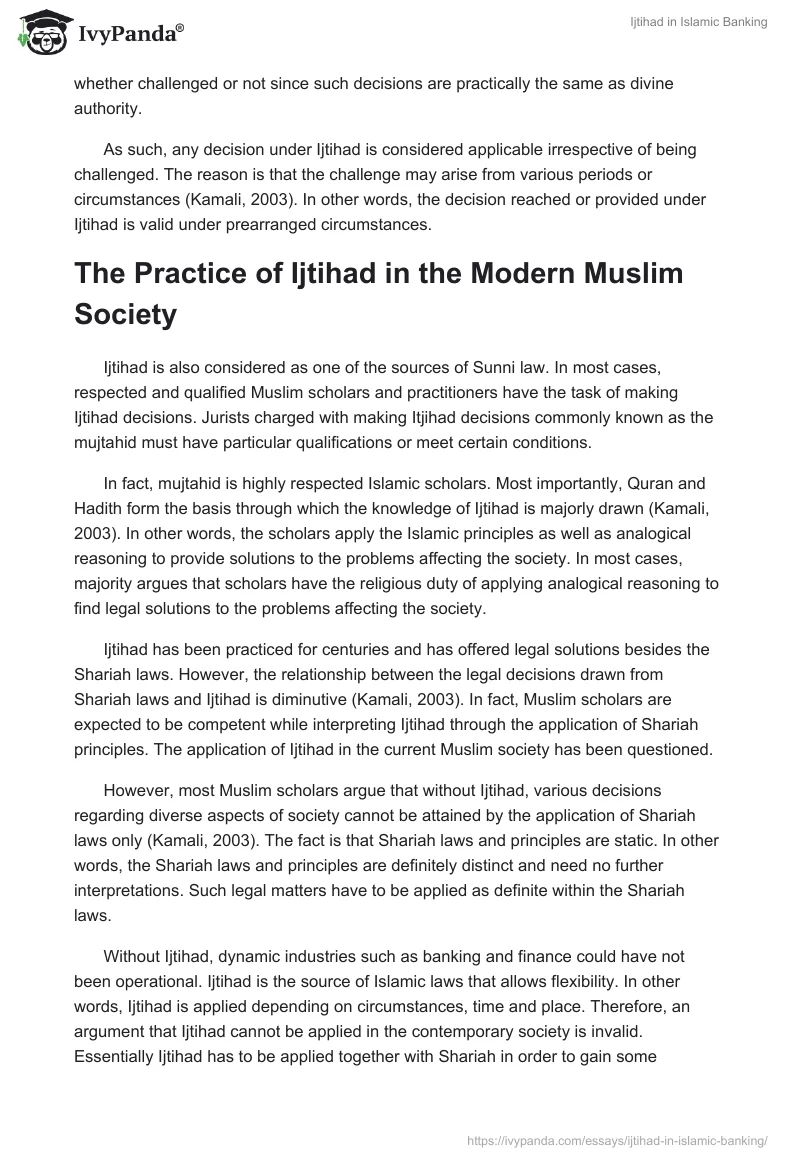 Ijtihad in Islamic Banking. Page 5