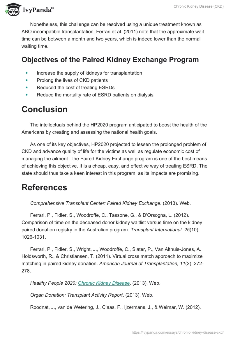 Chronic Kidney Disease (CKD). Page 4