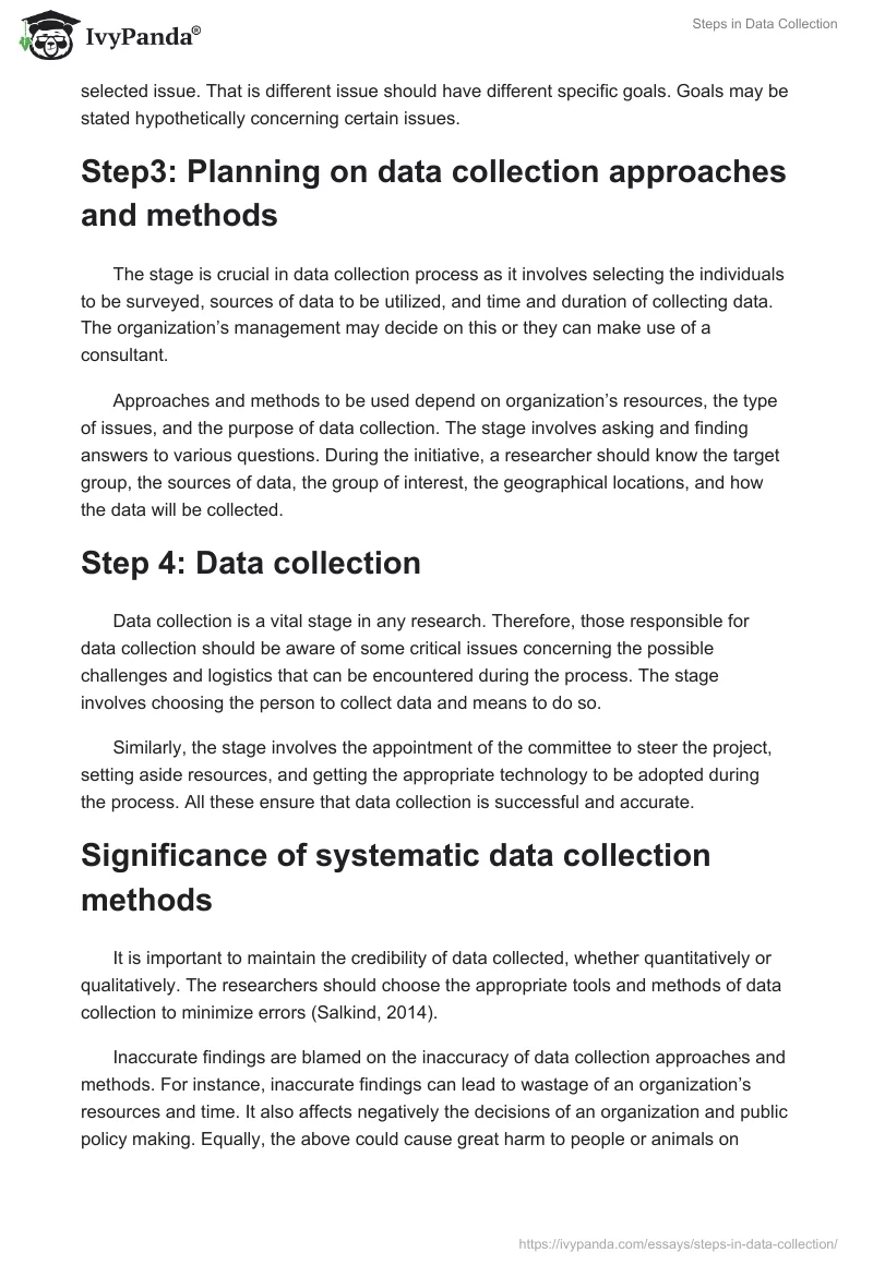 how to write a research data collection