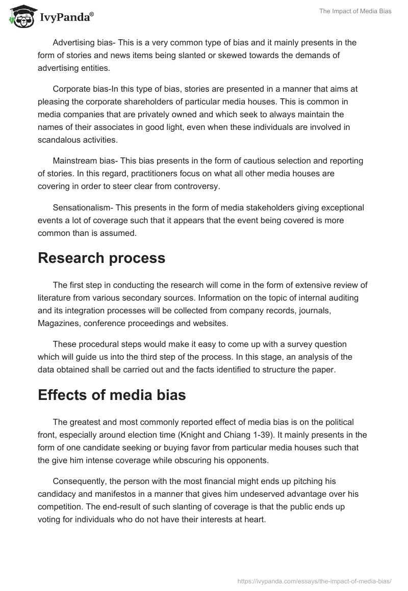 The Impact of Media Bias. Page 3