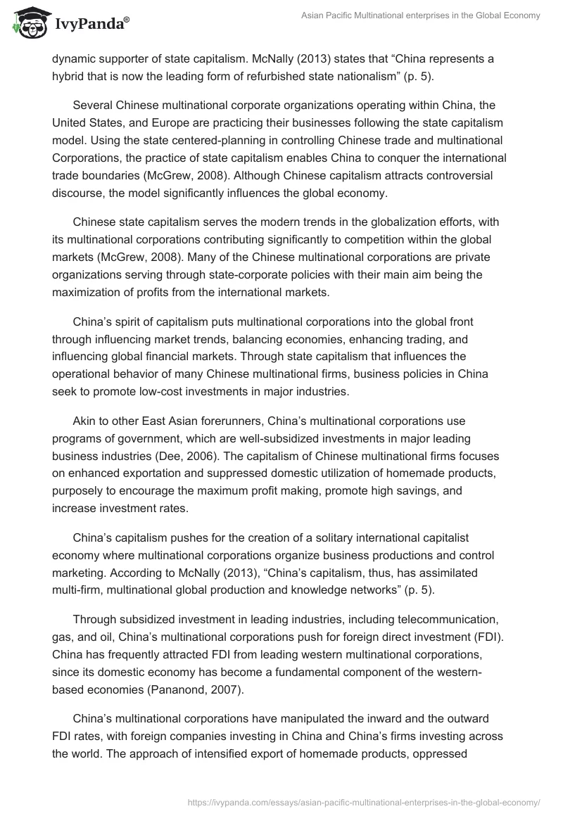 Asian Pacific Multinational enterprises in the Global Economy. Page 3