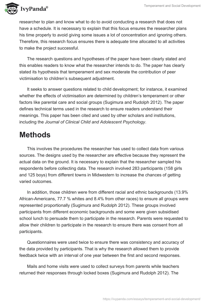 Temperament and Social Development. Page 2