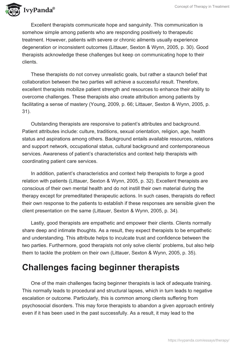 Concept of Therapy in Treatment. Page 3