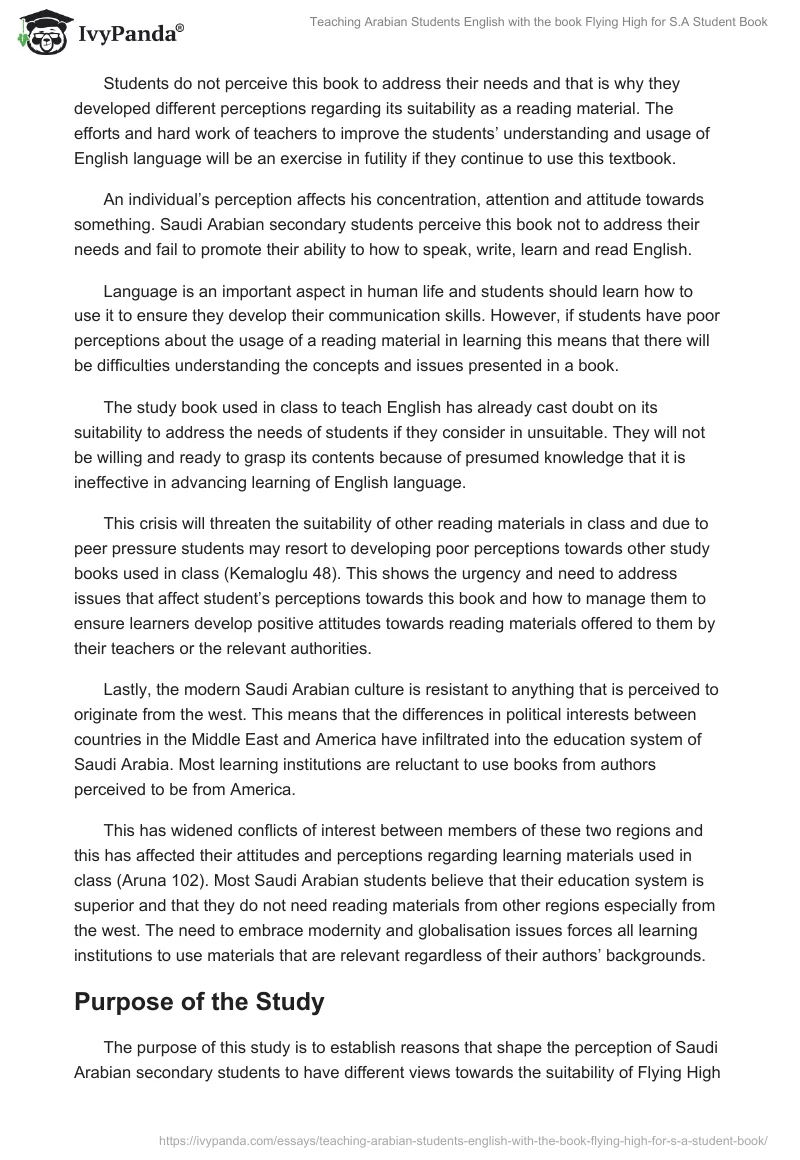 Teaching Arabian Students English with the book "Flying High for S.A Student Book". Page 3