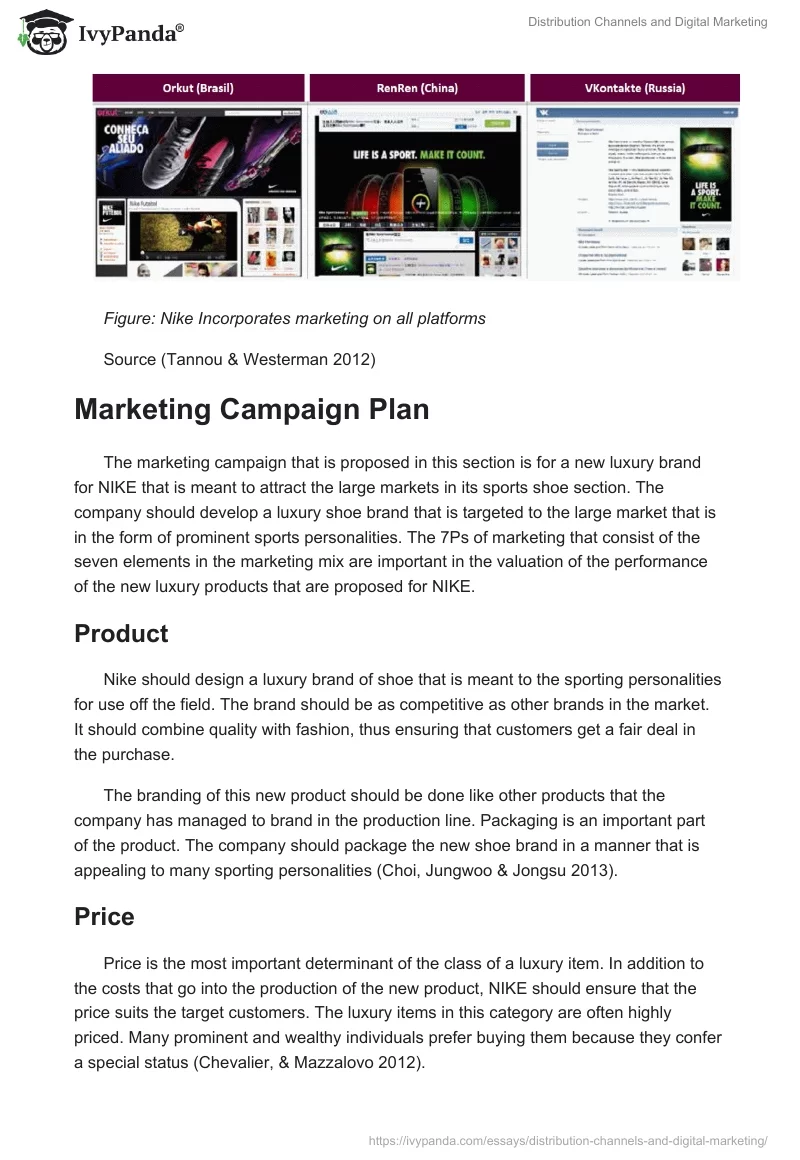 Distribution Channels and Digital Marketing. Page 5