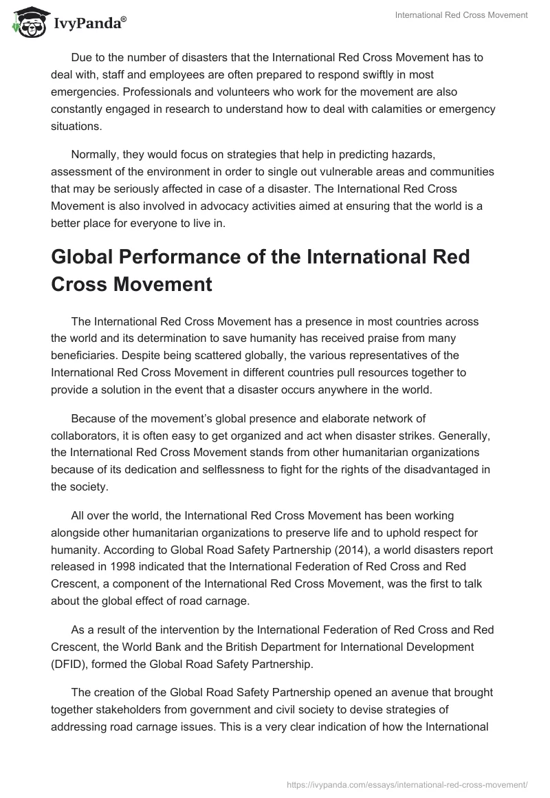 International Red Cross Movement. Page 5