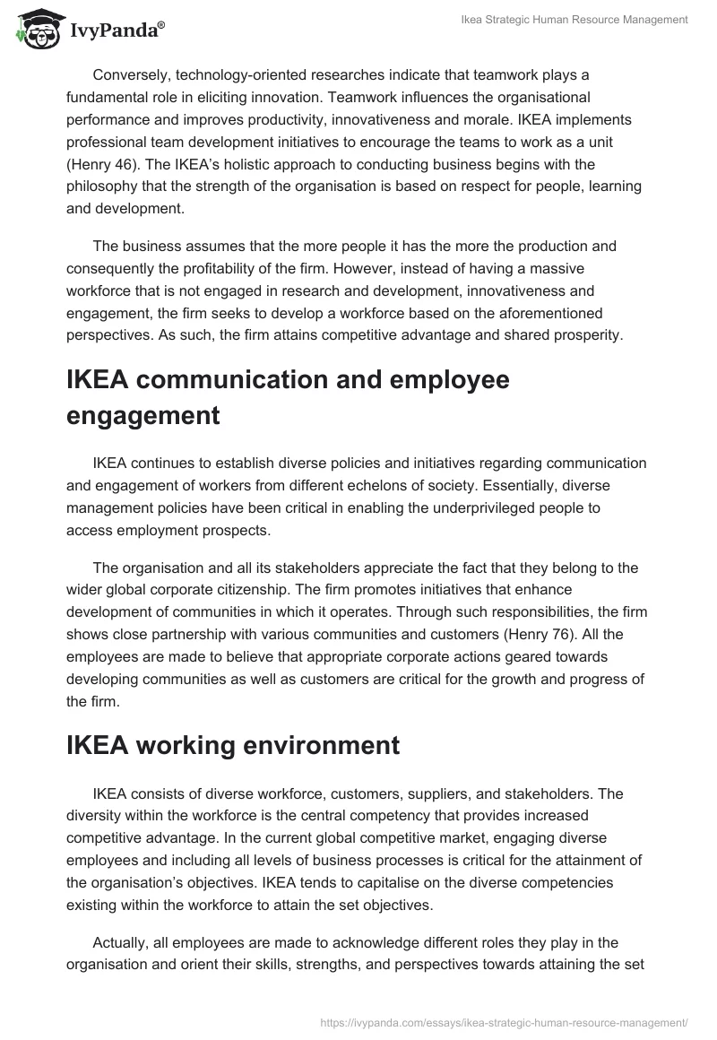 IKEA Human Resources. Page 5