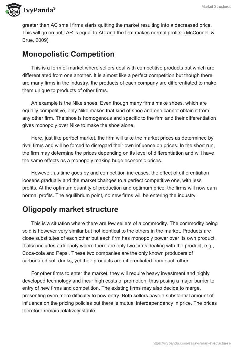 Market Structures. Page 3