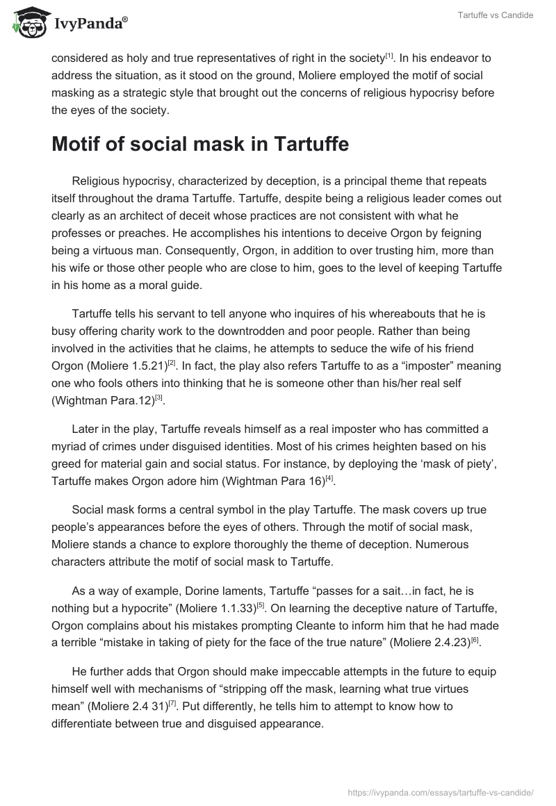 Tartuffe vs Candide. Page 2
