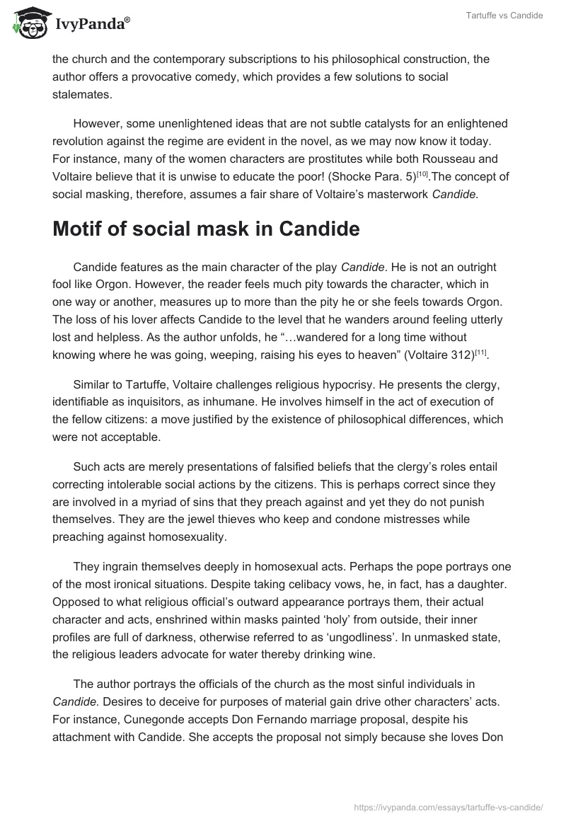 Tartuffe vs Candide. Page 4