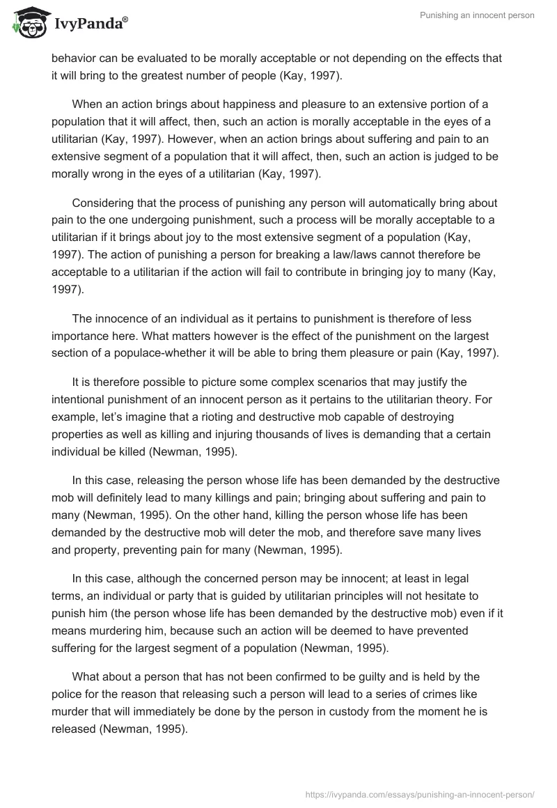 Punishing an innocent person. Page 2