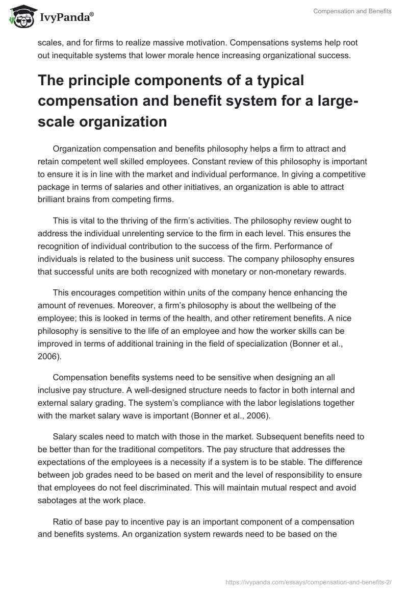 Compensation and Benefits. Page 3