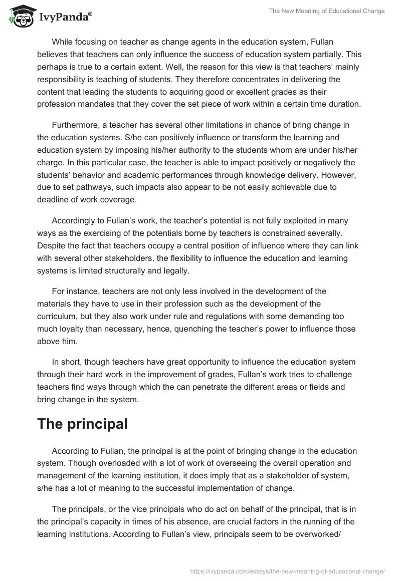 The New Meaning of Educational Change. Page 2