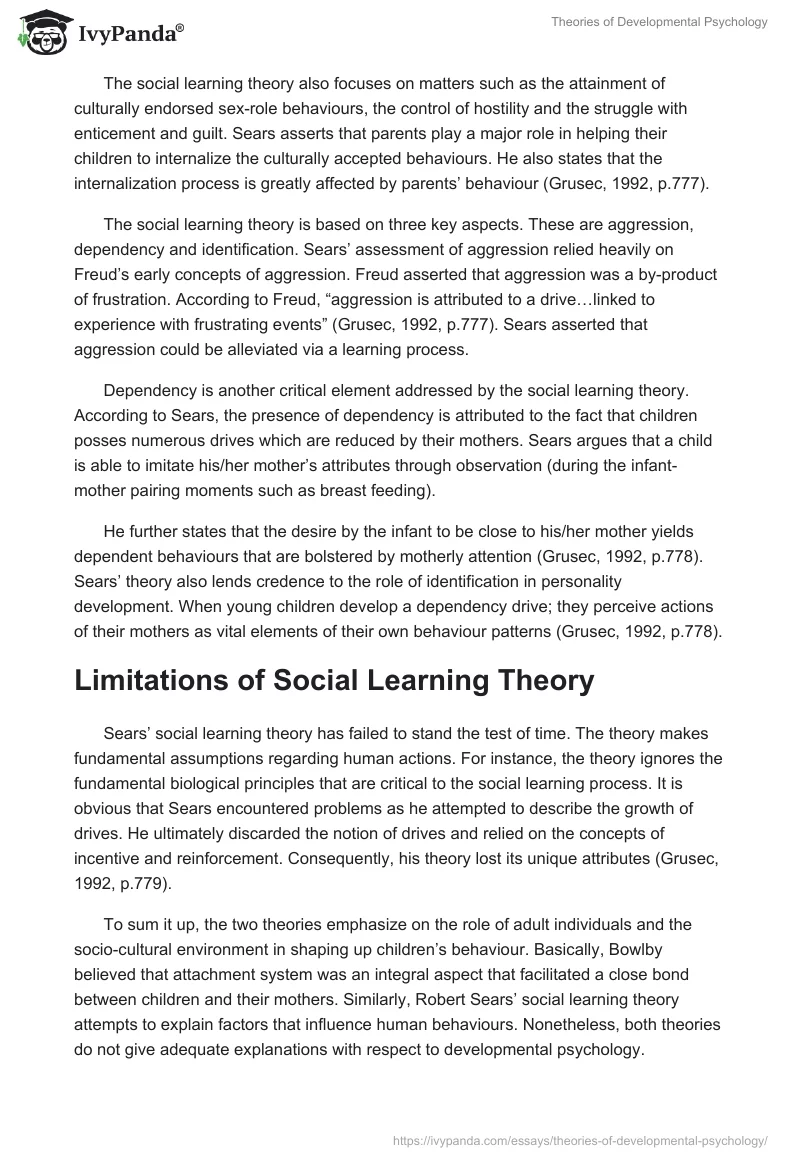 Theories of Developmental Psychology. Page 3