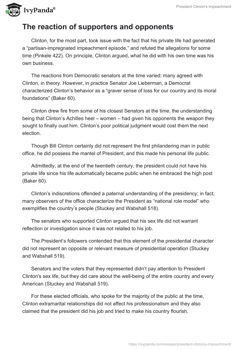 President Clinton's Impeachment. Page 3