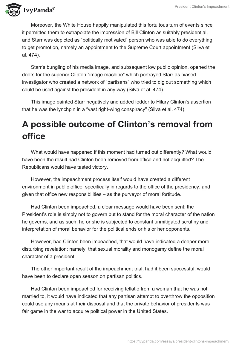 President Clinton's Impeachment. Page 5