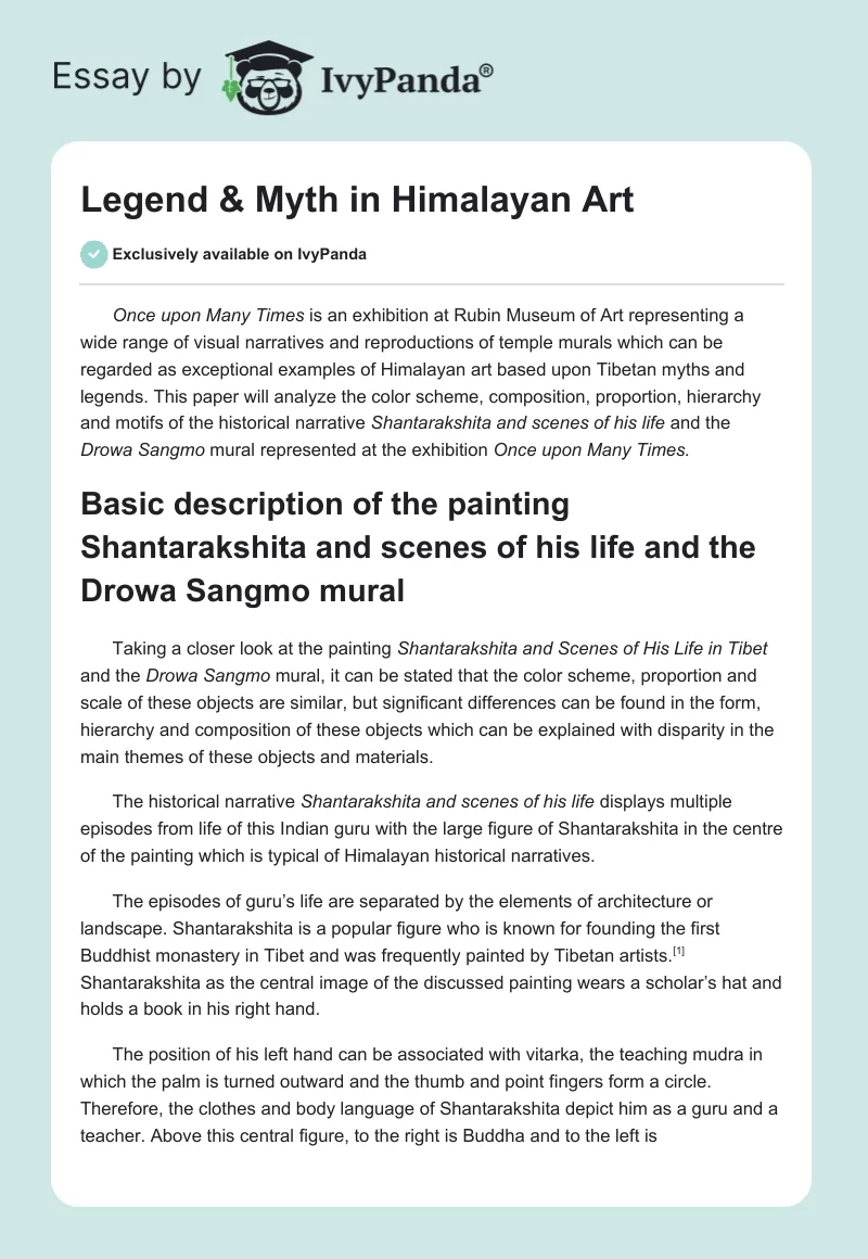 Legend & Myth in Himalayan Art. Page 1