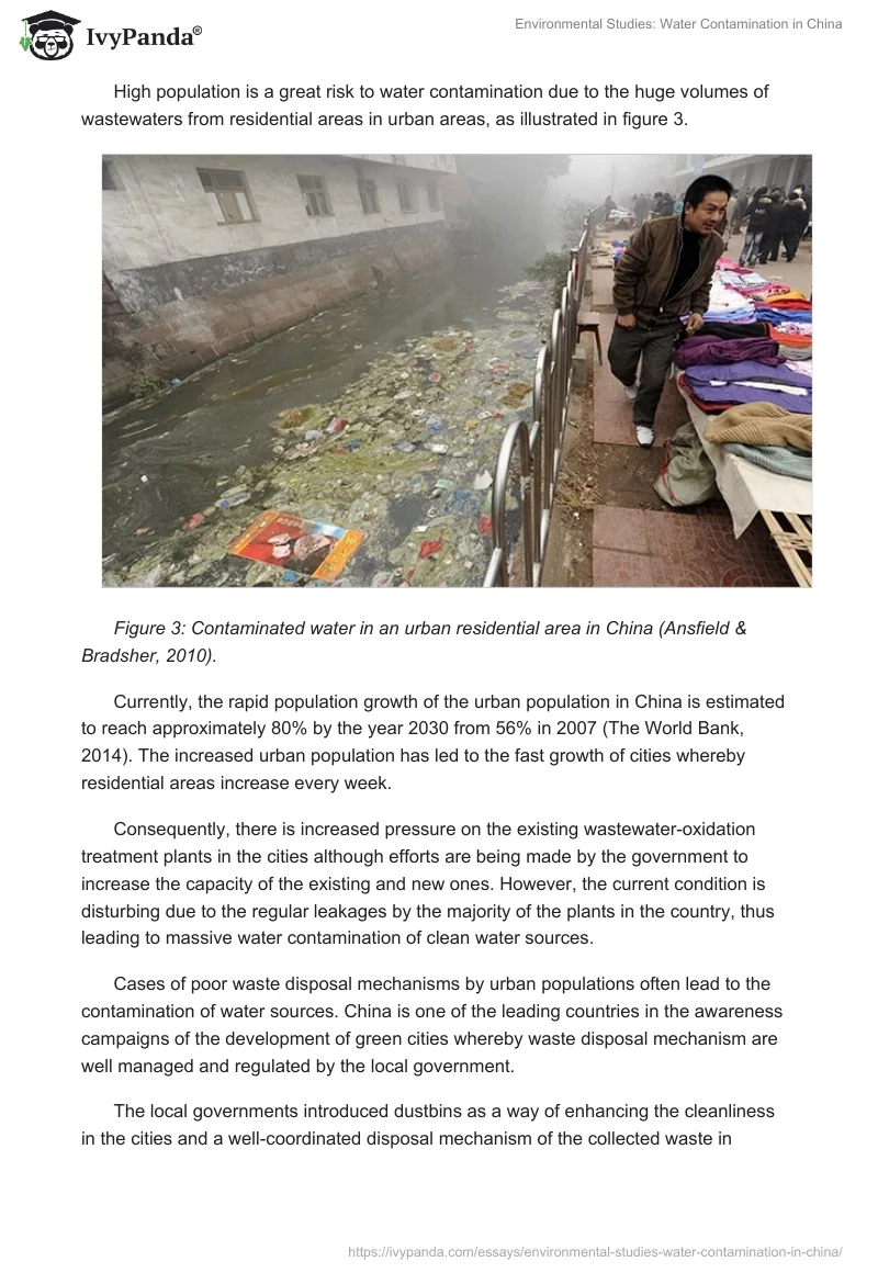 Environmental Studies: Water Contamination in China. Page 4