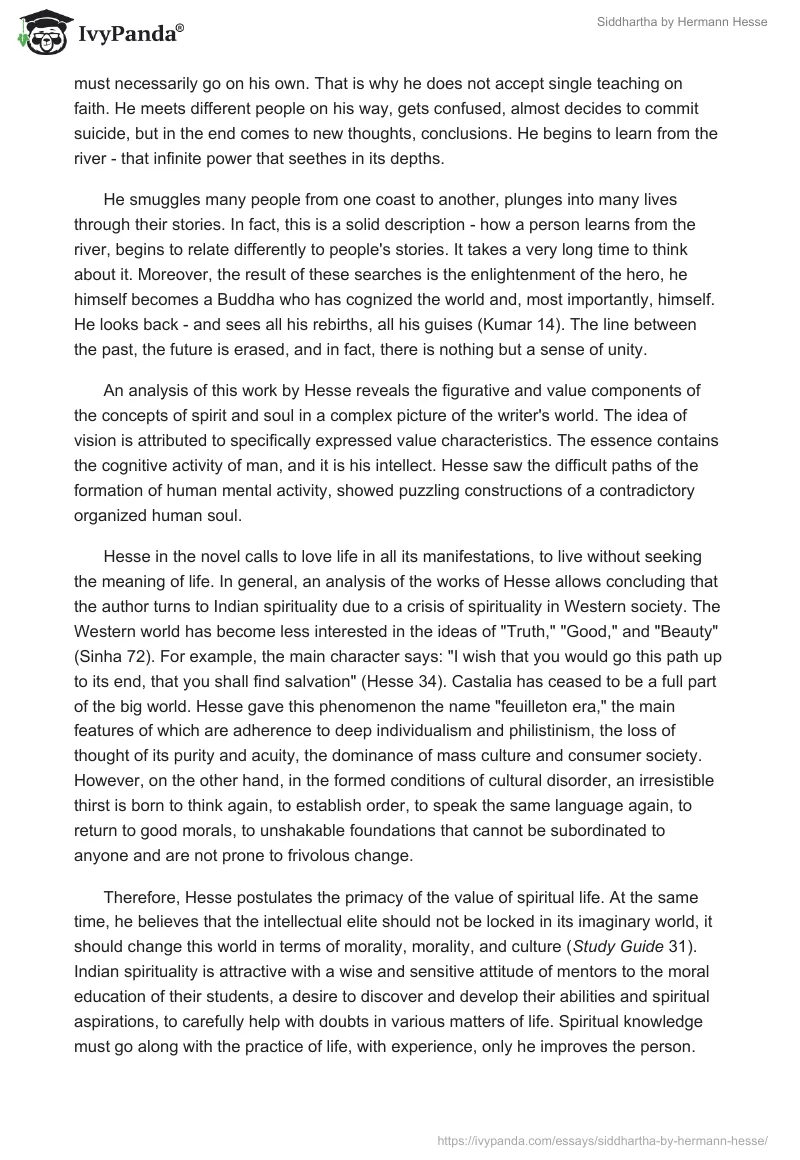 Siddhartha by Hermann Hesse. Page 2
