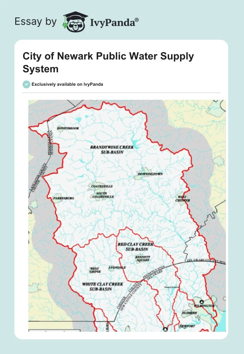 City of Newark Public Water Supply System. Page 1