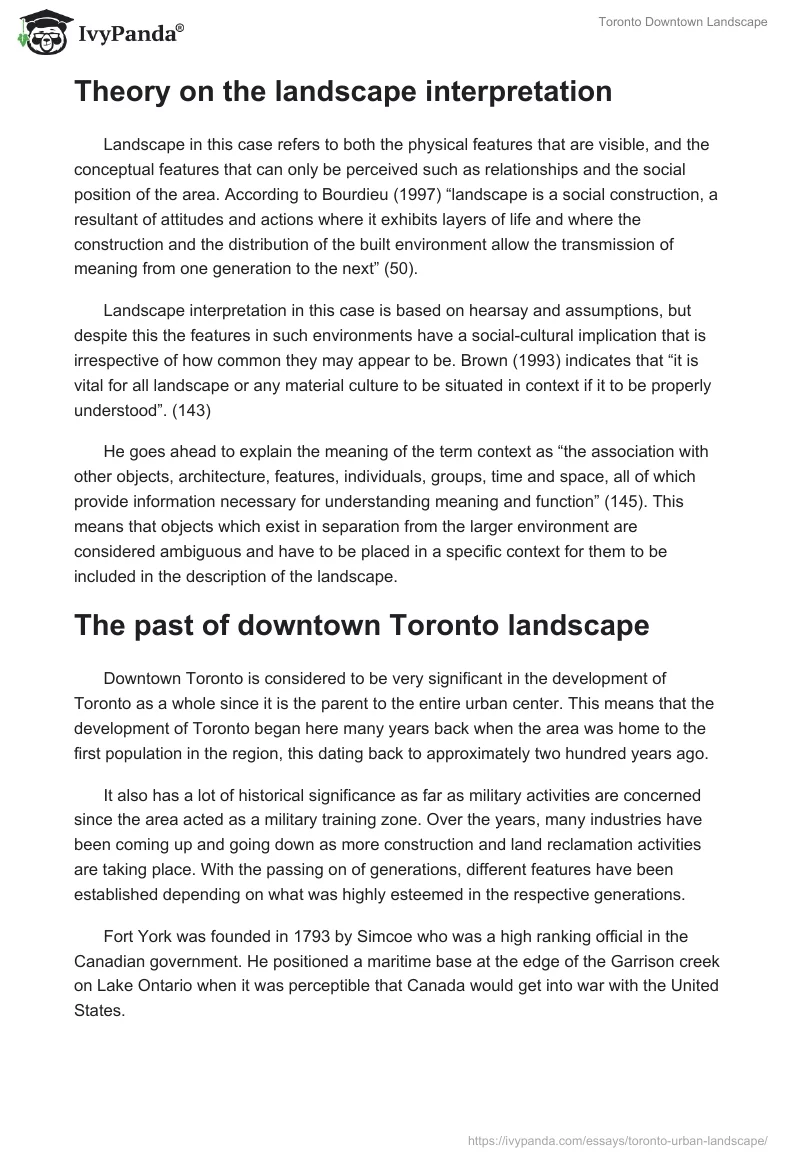 Toronto Downtown Landscape. Page 5