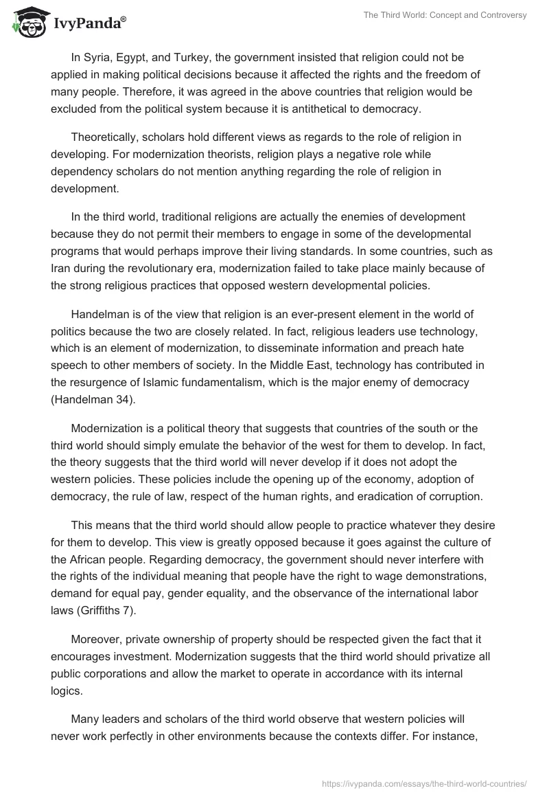 The Third World: Concept and Controversy. Page 2
