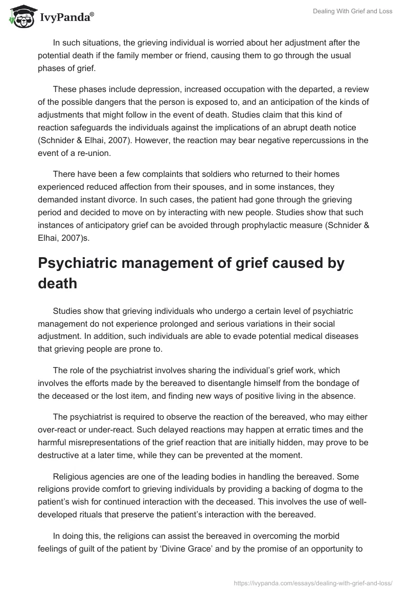 Dealing With Grief and Loss. Page 3
