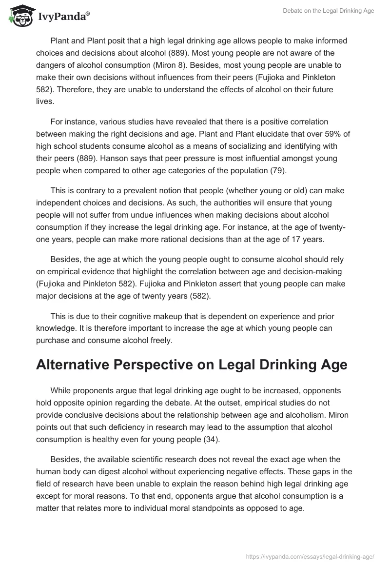 Debate on the Legal Drinking Age. Page 4