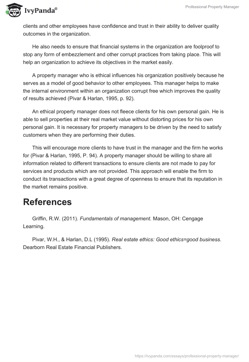 Professional Property Manager. Page 2