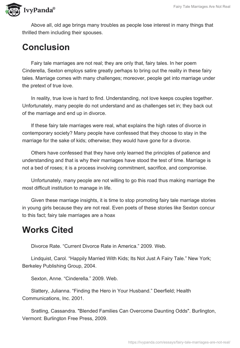 Fairy Tale Marriages Are Not Real. Page 5