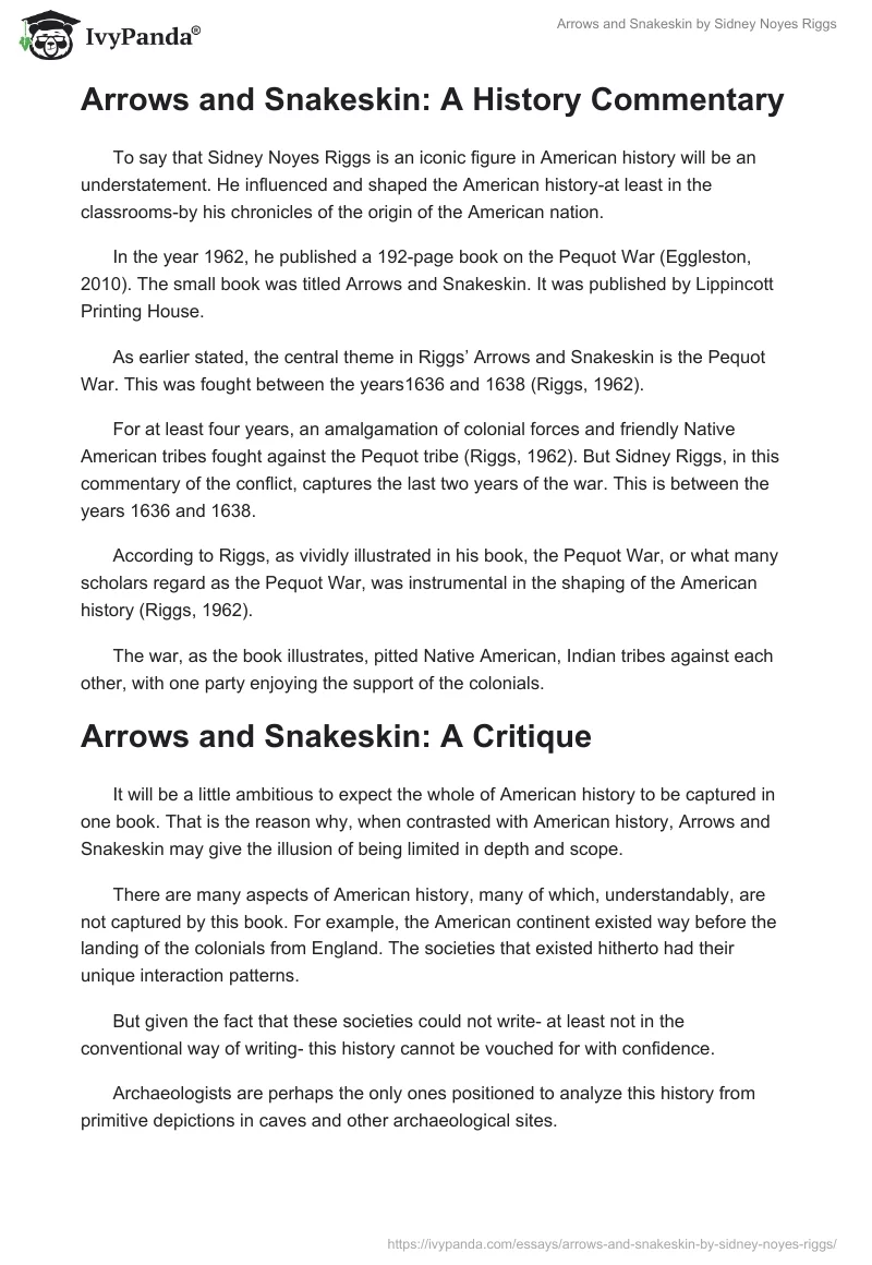 "Arrows and Snakeskin" by Sidney Noyes Riggs. Page 2